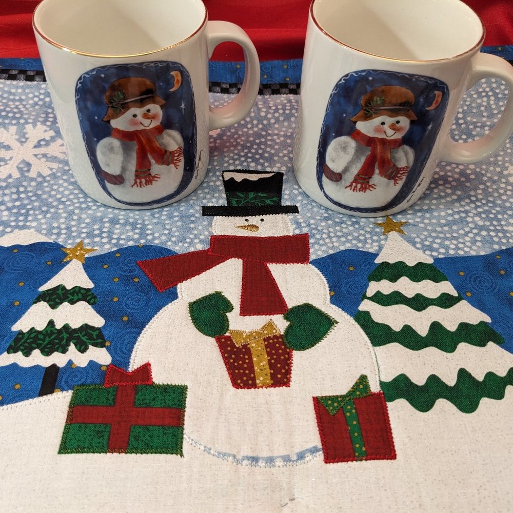 Trio of Snowman Placemats